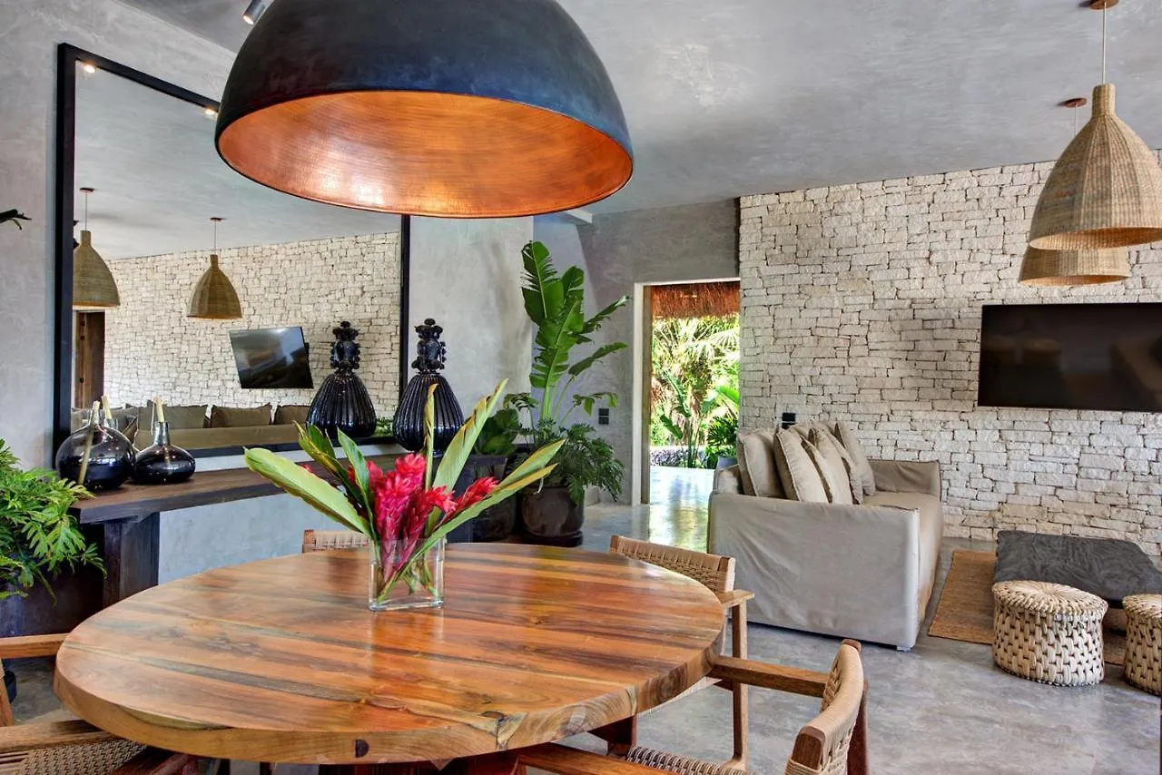 Beachfront Villa In Tankah Bay Tulum Holiday home